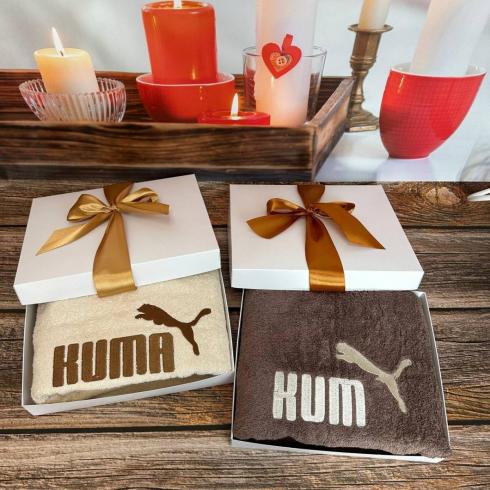 Полотенце "Kum или Kuma", размер 70*140 см, плотность 400 г/м2