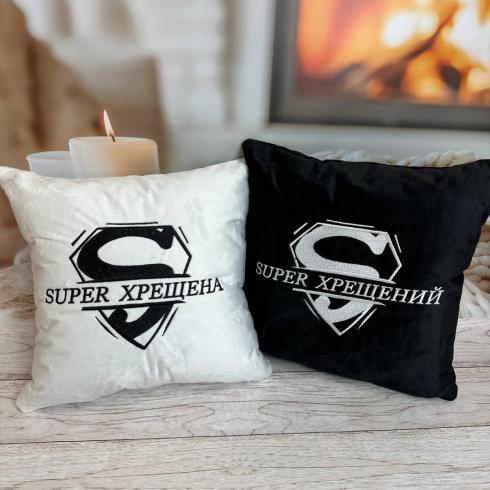 Подушка "Super крестным"