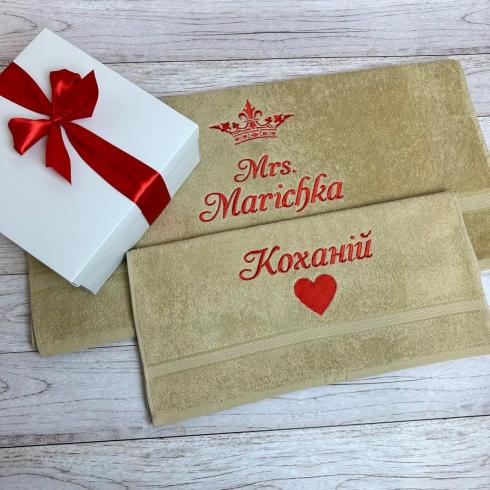 Полотенце "Mrs. Marichka", размер 50*90 см, плотность 450 г/м2