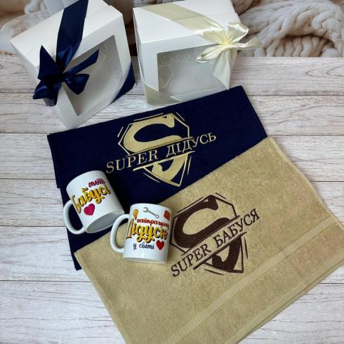 Подарочный набор Super бабушке или Super дедушке