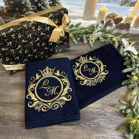 Полотенце "L. M.", размер 50*90 см, плотность 400 г/м2