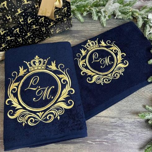 Полотенце "L. M.", размер 50*90 см, плотность 500 г/м2