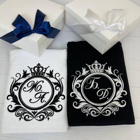 Полотенце "L. M.", размер 70*140 см, плотность 500 г/м2