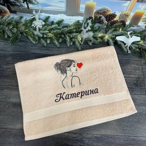 Полотенце "Екатерина", размер 70*140 см, плотность 450 г/м2