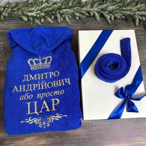 Халат махровый с капюшоном 