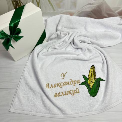 Полотенце "У Александра большой", размер 70*140 см, плотность 400 г/м2