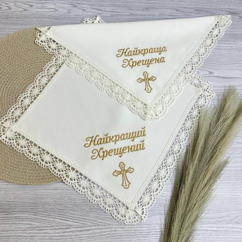 Салфетки "Лучшие крестные" для свечей